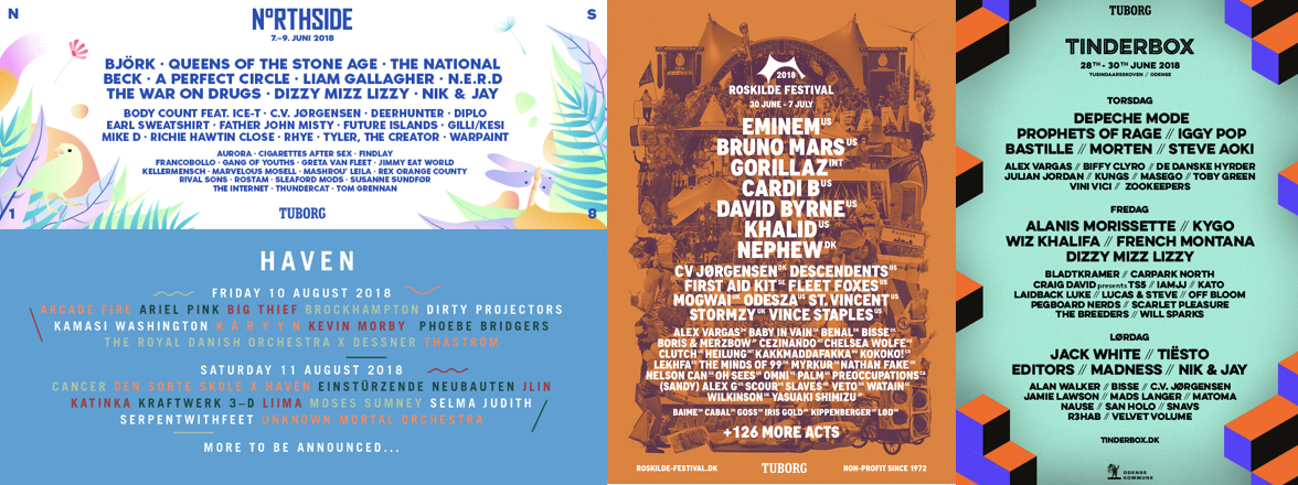 DFSU på festivaler